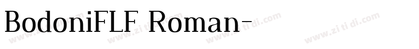 BodoniFLF Roman字体转换